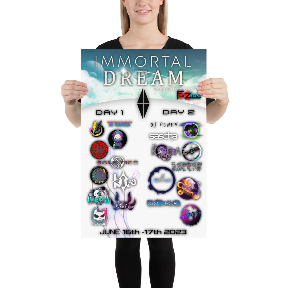 Immortal Dream Lineup Poster